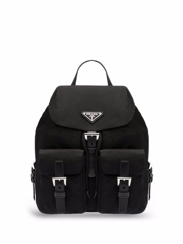 17027603_37177042_1000.jpg Prada logo-plaque backpack