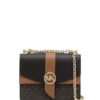 Michael Michael Kors Greenwich panelled crossbody bag