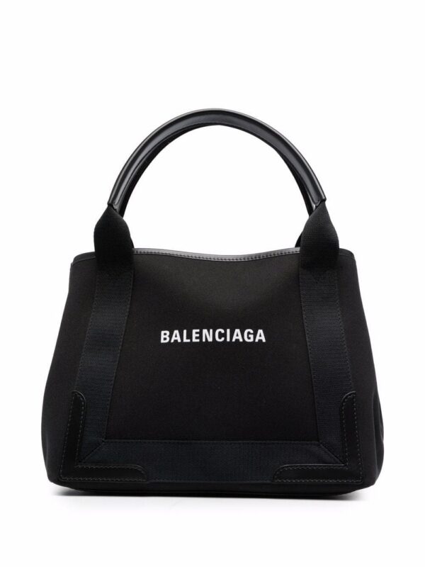 17174103_34981927_1000.jpg Balenciaga Navy Cabas logo tote bag