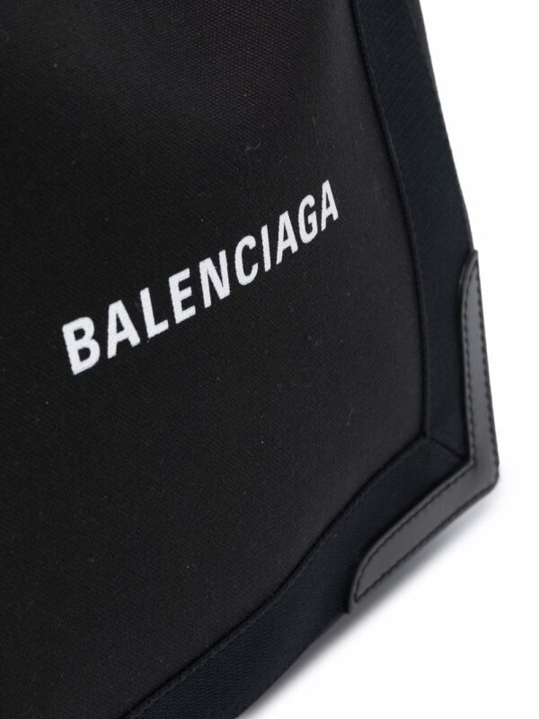 17174103_34981928_1000.jpg Balenciaga Navy Cabas logo tote bag