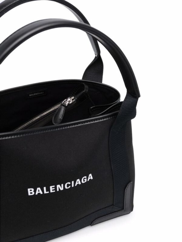 17174103_34983332_1000.jpg Balenciaga Navy Cabas logo tote bag