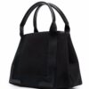 17174103_34983334_1000.jpg Balenciaga Navy Cabas logo tote bag