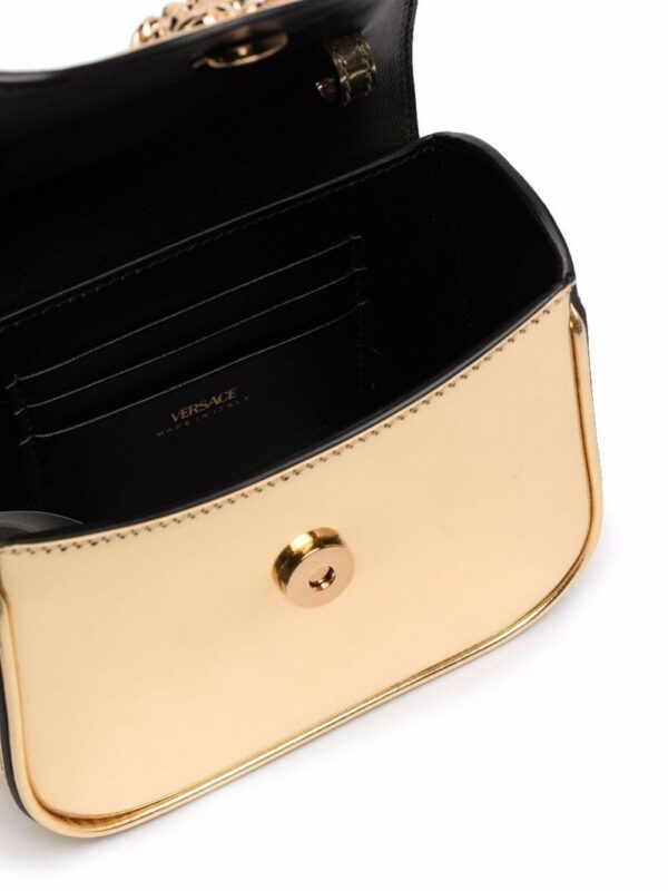 17322791_37726692_1000.jpg Versace La Medusa patent-leather mini bag