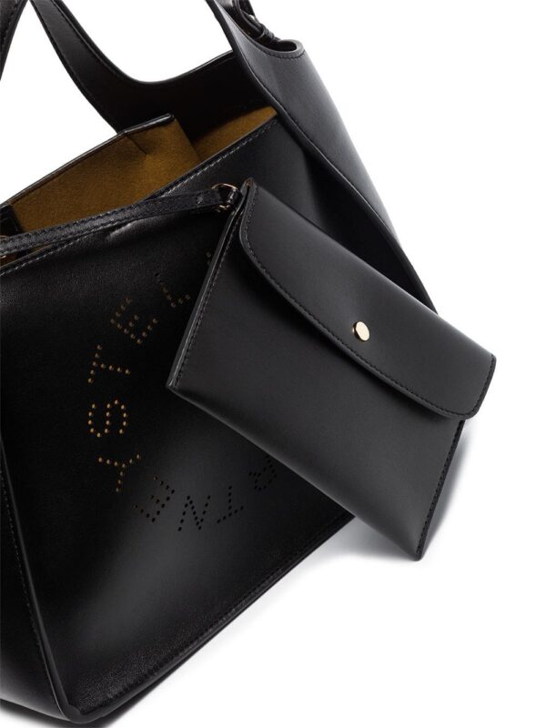 Stella McCartney Stella Logo faux-leather tote bag