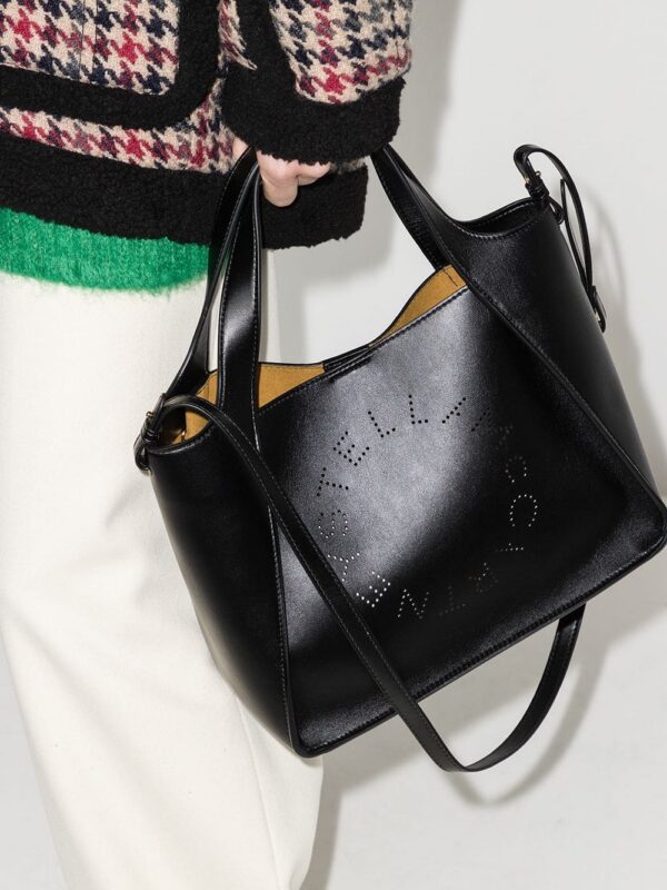 Stella McCartney Stella Logo faux-leather tote bag