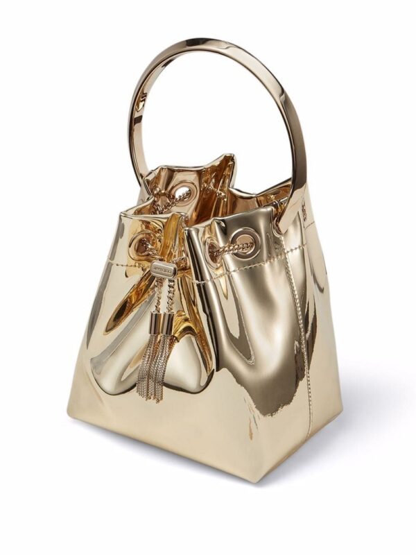 17499439_36372697_1000.jpg Jimmy Choo Bon Bon metallic-effect bucket bag
