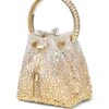 Jimmy Choo Bon Bon crystal-embellished bucket bag