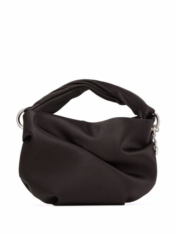 17501087_36371519_1000.jpg Jimmy Choo Bonny satin-finish tote bag