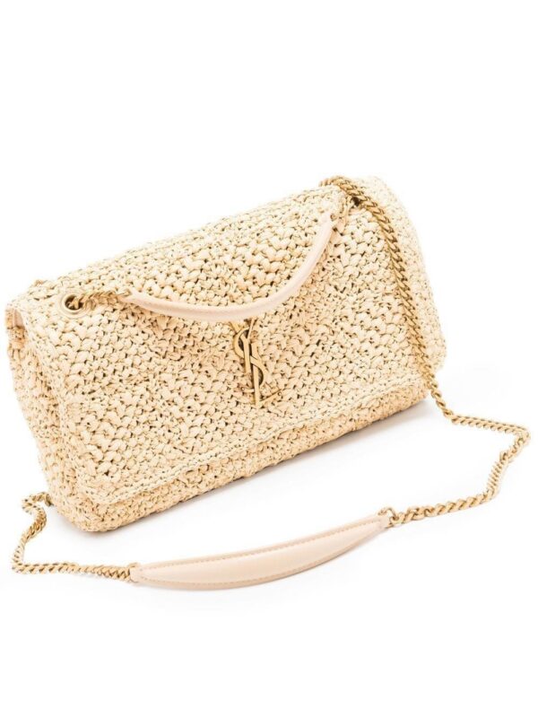 Saint Laurent woven chain strap bag