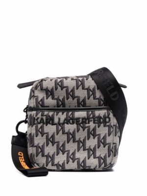 Karl Lagerfeld K/Monogram jacquard crossbody bag