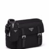 Prada Re-Nylon triangle logo-plaque shoulder bag