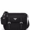 Prada Re-Nylon triangle logo-plaque shoulder bag