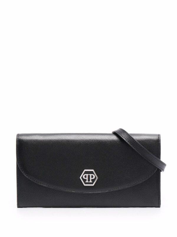 17640241_37017463_1000.jpg Philipp Plein Hexagon flap clutch