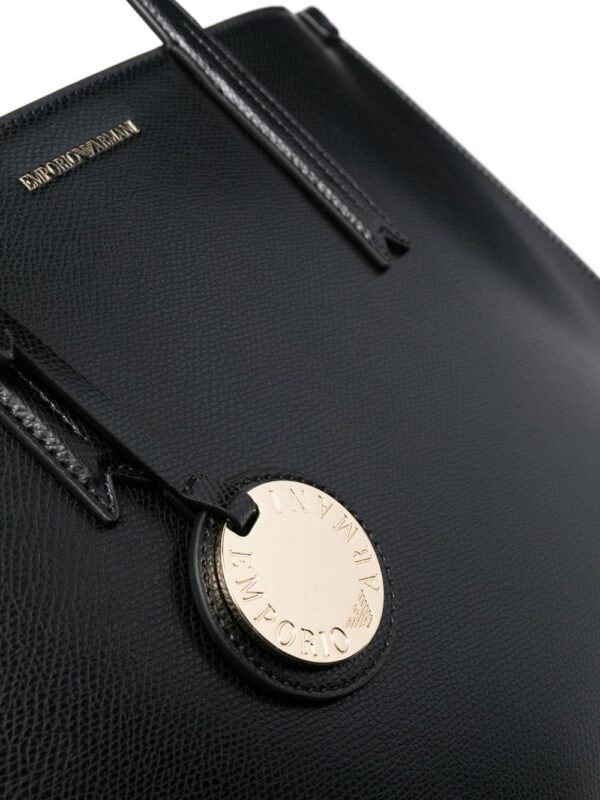 18161559_40415473_1000.jpg Emporio Armani logo-tag tote bag