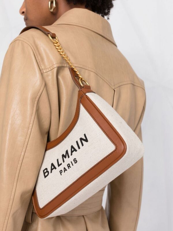 Balmain B-Army logo-print bag