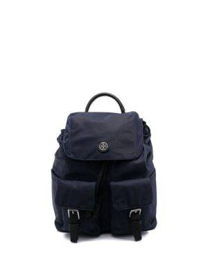 18231822_ab7bf5b5-6098-4d2e-96da-4bc5a447ef9b_1000.jpg Tory Burch logo-patch detail drawstring backpack