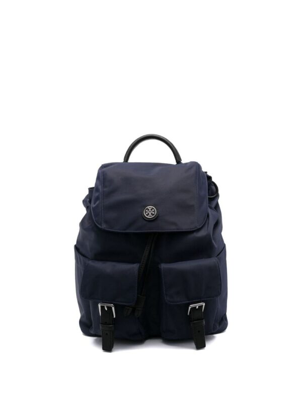 18231822_ab7bf5b5-6098-4d2e-96da-4bc5a447ef9b_1000.jpg Tory Burch logo-patch detail drawstring backpack