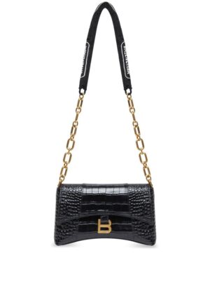 18266785_40331685_1000.jpg Balenciaga Downtown XS crocodile-embossed shoulder bag