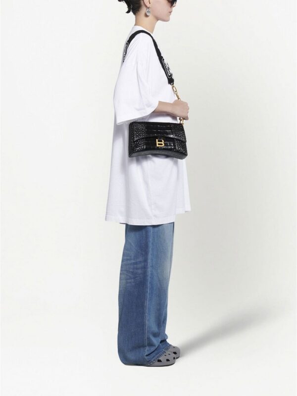 18266785_40332030_1000.jpg Balenciaga Downtown XS crocodile-embossed shoulder bag