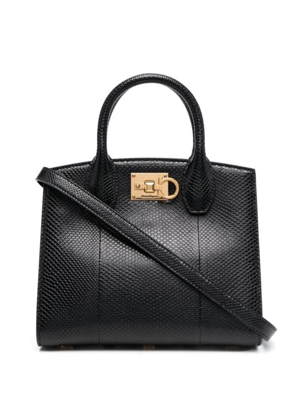 18579838_40237807_1000.jpg Ferragamo snakeskin-effect leather tote