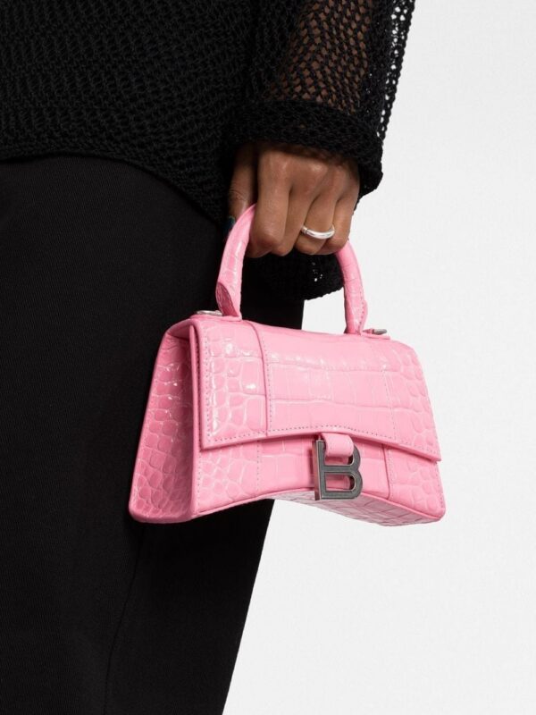 18640976_53539921_1000.jpg Balenciaga Hourglass crocodile-embossed handbag