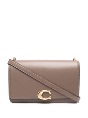 18739984_41640192_1000.jpg Coach logo-plaque leather shoulder bag