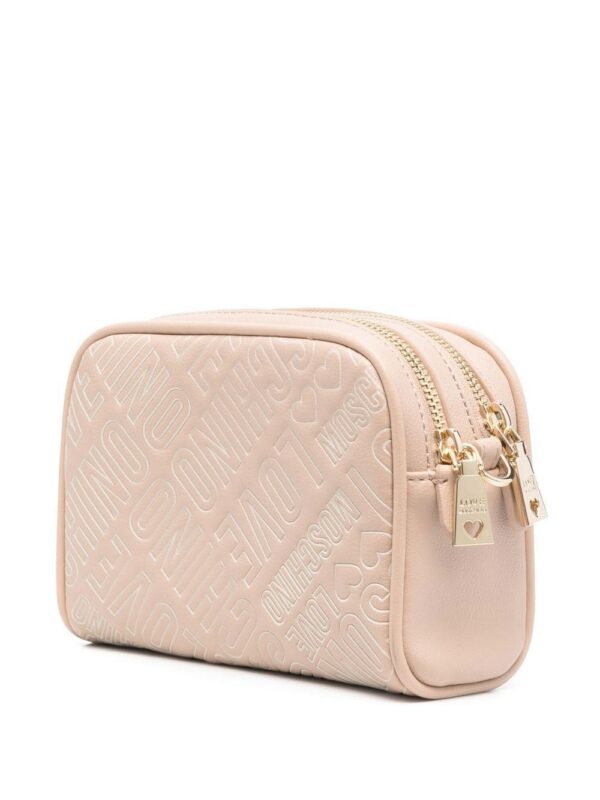 18877755_41485671_1000.jpg Love Moschino debossed-logo crossbody bag