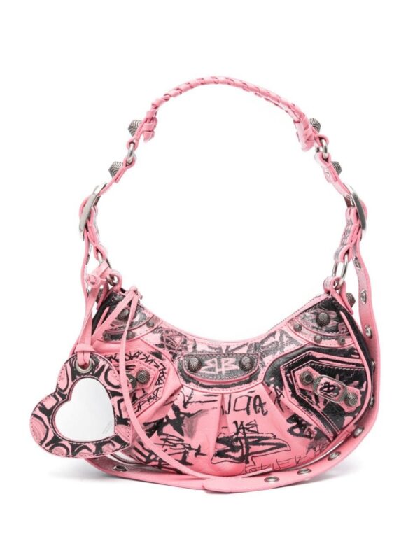 18942542_53758369_1000.jpg Balenciaga Le Cagole XS graffiti shoulder bag
