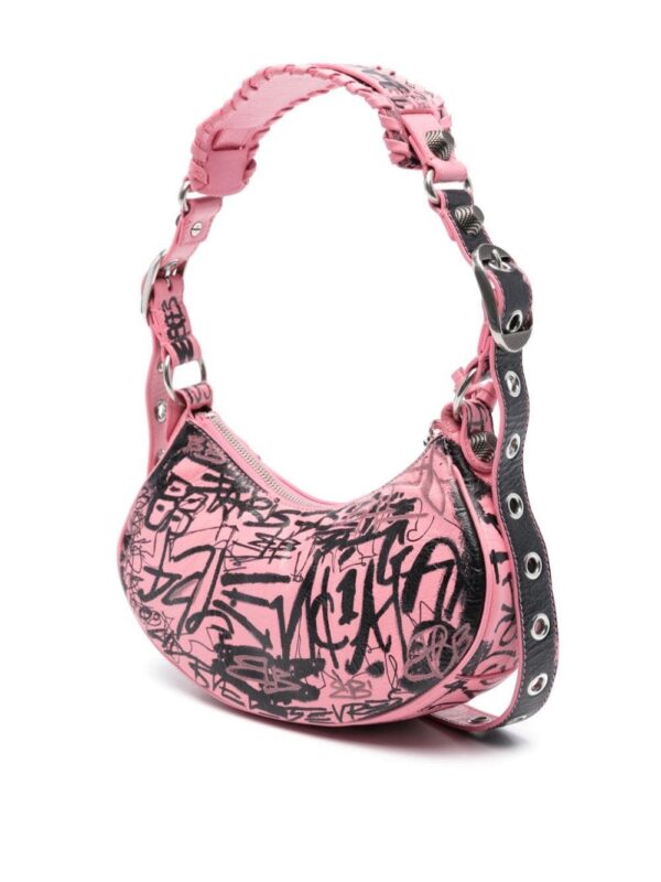 18942542_53758374_1000.jpg Balenciaga Le Cagole XS graffiti shoulder bag