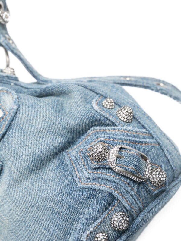 18945302_53758739_1000.jpg Balenciaga XS Le Cagole denim bucket bag