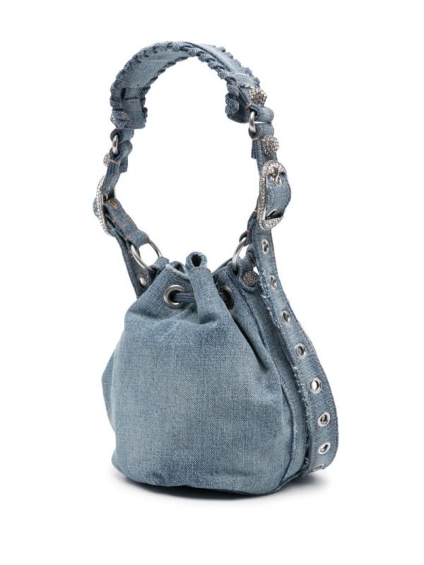18945302_53758748_1000.jpg Balenciaga XS Le Cagole denim bucket bag