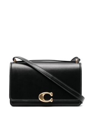 18996180_41406206_1000.jpg Coach logo-plaque leather shoulder bag
