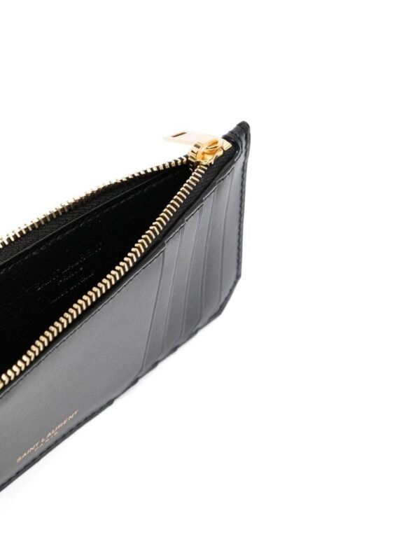 19009063_41778963_1000.jpg Saint Laurent logo-stamp card holder