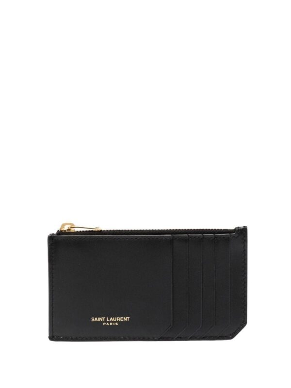 19009063_41779880_1000.jpg Saint Laurent logo-stamp card holder