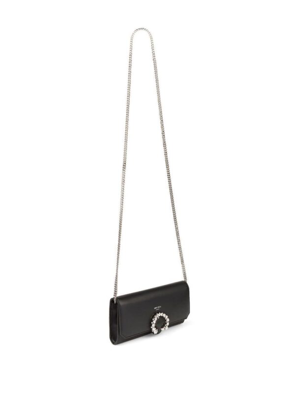 19100670_42001128_1000.jpg Jimmy Choo crystal-buckle clutch-bag