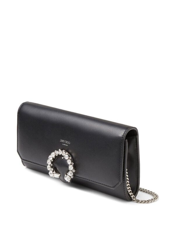 19100670_42002391_1000.jpg Jimmy Choo crystal-buckle clutch-bag
