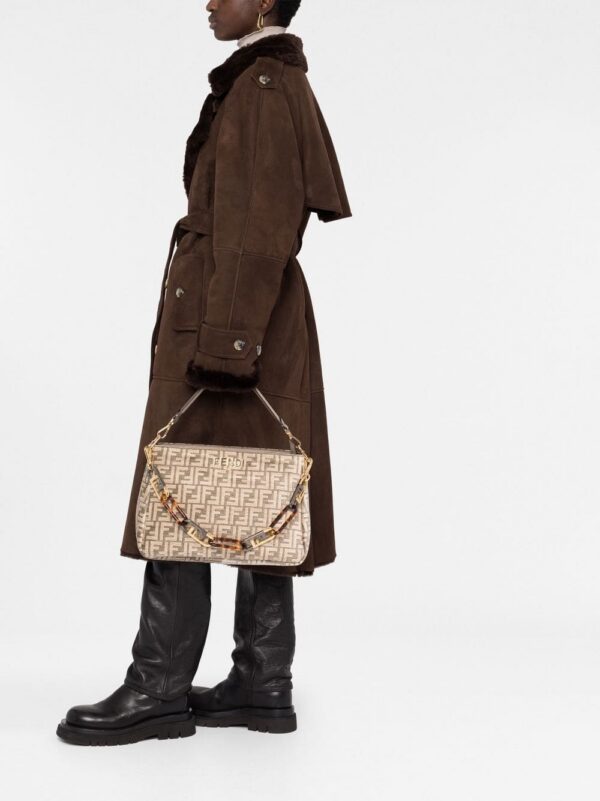 FENDI O'Lock monogram-jacquard shoulder bag