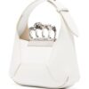 Alexander McQueen Jewelled Hobo leather mini bag