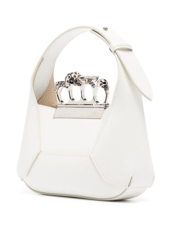 Alexander McQueen Jewelled Hobo leather mini bag