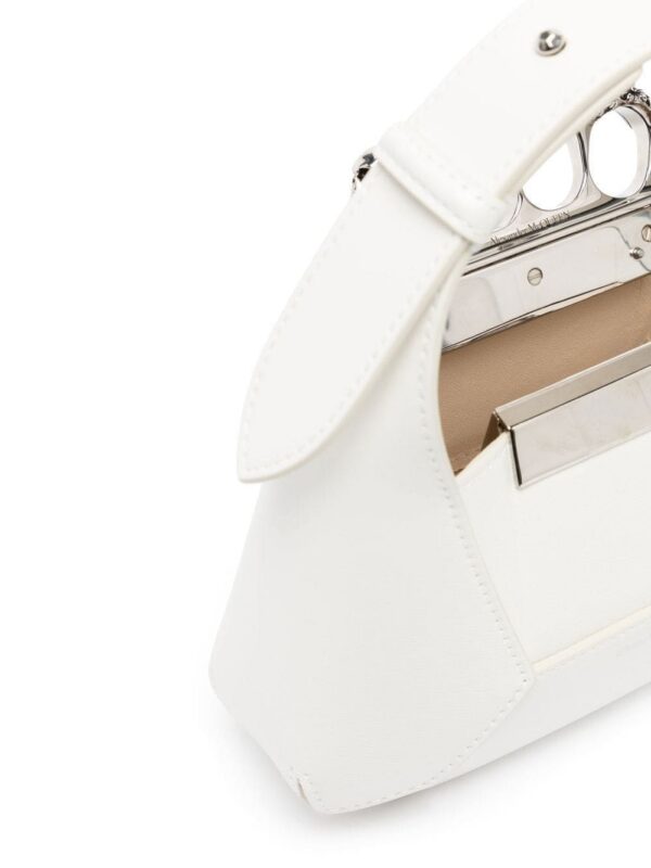 Alexander McQueen Jewelled Hobo leather mini bag
