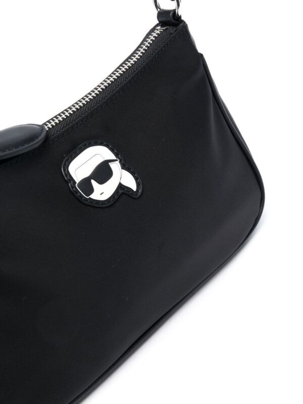 19186534_43647498_1000.jpg Karl Lagerfeld Ikonik appliqué-detail shoulder bag