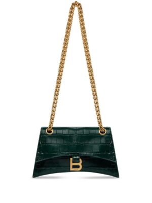 19293761_44544038_1000.jpg Balenciaga Crush crocodile-embossed shoulder bag