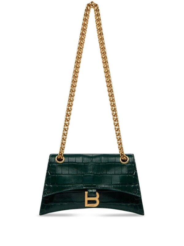 19293761_44544038_1000.jpg Balenciaga Crush crocodile-embossed shoulder bag