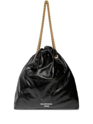 19294420_44958539_1000.jpg Balenciaga medium Crush leather tote bag