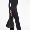 Balenciaga medium Crush leather tote bag