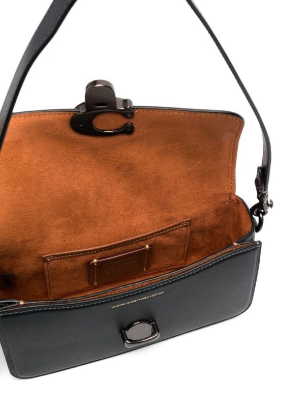 19313255_42467982_1000.jpg Coach logo-plaque leather tote bag
