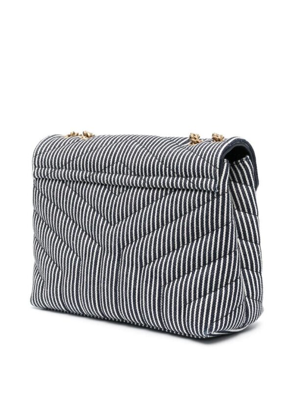 19353867_42539307_1000.jpg Saint Laurent Loulou striped shoulder bag
