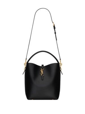 19361054_53654694_1000.jpg Saint Laurent Catherin logo-plaque leather bag
