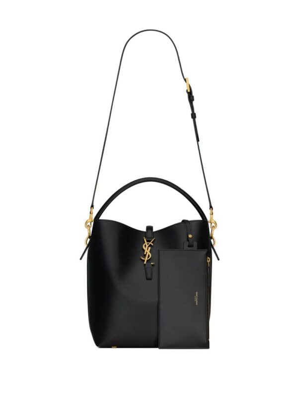 19361054_53654733_1000.jpg Saint Laurent Catherin logo-plaque leather bag