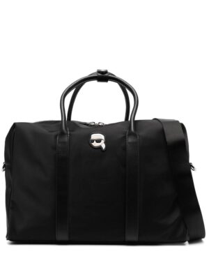 19470902_43483280_1000.jpg Karl Lagerfeld Ikonik appliqué-detail tote bag